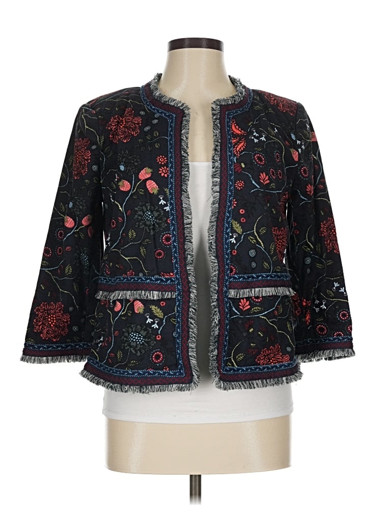 Pre-owned Ann Taylor Loft Blazer Jacket In Black