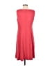 Talbots Solid Red Casual Dress Size 8 - photo 2