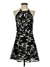 Parker Graphic Black Cocktail Dress Size S - photo 1