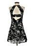 Parker Graphic Black Cocktail Dress Size S - photo 2