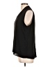 T Tahari 100% Polyester Black Sleeveless Blouse Size L - photo 5