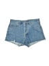 Denim Forum 100% Cotton Blue Denim Shorts Size 26 waist - photo 1