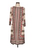 Unbranded Print Tan Casual Dress Size L (estimated) - photo 1