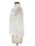 Naked Zebra Ivory Sleeveless Button-Down Shirt Size M - photo 5