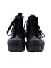Diesel 100% Leather Black Sneakers Size 5 1/2 - photo 2
