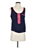 Love 21 100% Silk Blue Sleeveless Silk Top Size S - photo 1