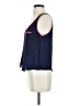 Love 21 100% Silk Blue Sleeveless Silk Top Size S - photo 5