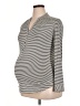 NOM Gray Long Sleeve Top Size 1X - photo 1
