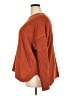 Natural Reflections 100% Acrylic Chevron-herringbone Orange Pullover Sweater Size XXL - photo 5