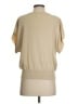 Dreamers Tan Short Sleeve Blouse Size S - photo 2