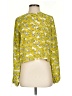 Robert Rodriguez 100% Polyester Yellow Long Sleeve Blouse Size S - photo 1