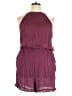 Mossimo Supply Co. 100% Rayon Solid Burgundy Romper Size XXL - photo 1