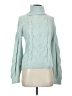Hippie Rose 100% Polyester Teal Turtleneck Sweater Size S - photo 1