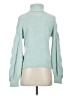Hippie Rose 100% Polyester Teal Turtleneck Sweater Size S - photo 2