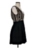 Armani Exchange 100% Polyester Stripes Black Cocktail Dress Size 2 - photo 4