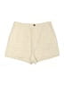 Reformation 100% Linen Tweed Ivory Shorts Size 8 - photo 1