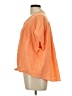 Ruby Rd. 100% Cotton Orange Short Sleeve Blouse Size L - photo 5