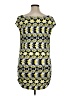 Alfani 100% Polyester Graphic Yellow Casual Dress Size XL - photo 2