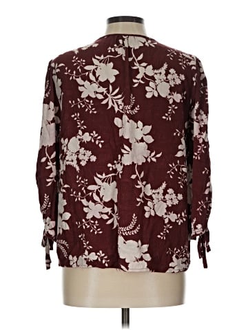 Olivia Grey 3/4 Sleeve Blouse (view 2)