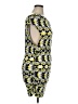 Alfani 100% Polyester Graphic Yellow Casual Dress Size XL - photo 4