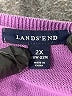 Lands' End Purple Cardigan Size 2X - photo 7