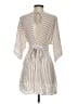 Fab'rik 100% Rayon Stripes Ivory Casual Dress Size S - photo 2