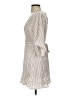 Fab'rik 100% Rayon Stripes Ivory Casual Dress Size S - photo 5