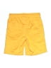 PLACE Sport 100% Polyester Solid Yellow Athletic Shorts Size 5 - 6 - photo 2