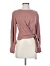 Amour Vert Pink Long Sleeve Blouse Size S - photo 1