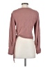 Amour Vert Pink Long Sleeve Blouse Size S - photo 2