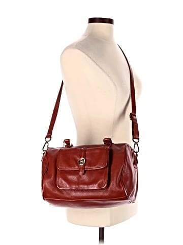 Tory Burch Leather Satchel (view 2)