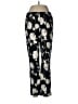 Boden Print Black Casual Pants Size 6R - photo 1