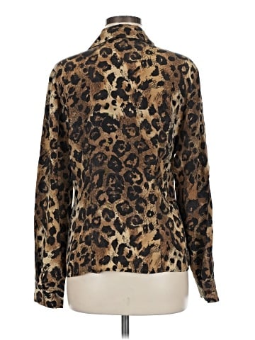 Carlisle Long Sleeve Silk Top (view 2)