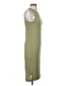 Nine West Solid Green Casual Dress Size S - photo 4