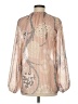 Reiss Pink Long Sleeve Blouse Size 6 - photo 2