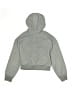 Active by Old Navy 100% Polyester Gray Zip Up Hoodie Size 14 - 16 - photo 2