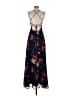Lulus 100% Polyester Floral Blue Casual Dress Size S - photo 2