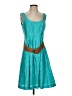 Nine West Teal Casual Dress Size 4 - photo 1