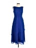 Unbranded Solid Blue Cocktail Dress Size 10 - photo 1