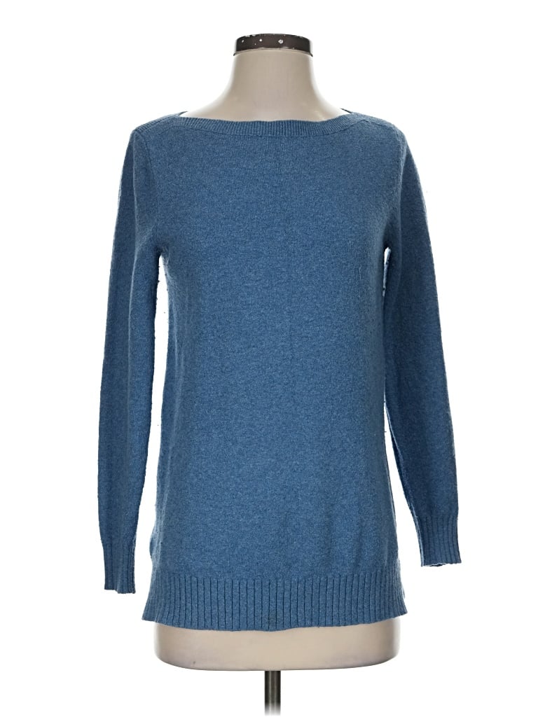 Pre-owned Ann Taylor Loft Pullover Sweater In Blue
