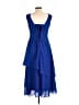 Unbranded Solid Blue Cocktail Dress Size 10 - photo 2