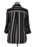 BCX 100% Polyester Stripes Black 3/4 Sleeve Blouse Size XL - photo 2