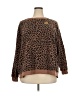 Nike 100% Polyester Animal Print Brown Pullover Sweater Size 3X - photo 1