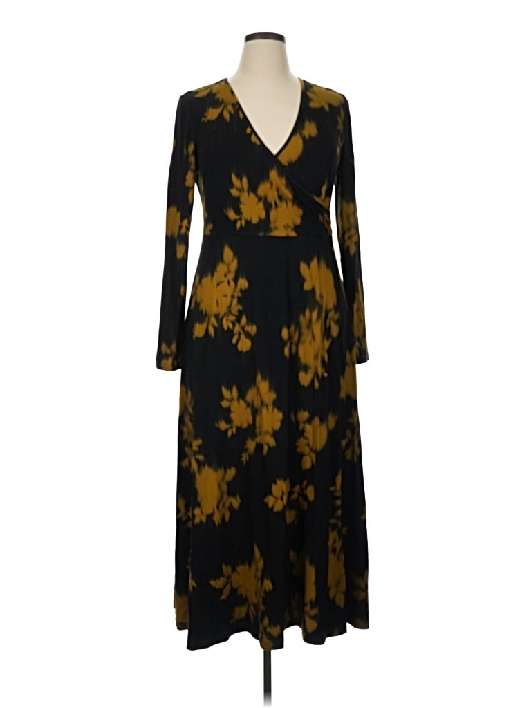 Pre-owned Saint + Sofia Casual Dress In Black
