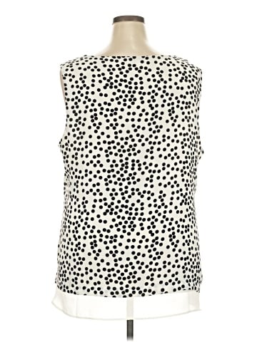 Rose + Olive Sleeveless Blouse (view 2)