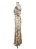 ASOS 100% Polyester Floral Tan Cocktail Dress Size 0 - photo 5