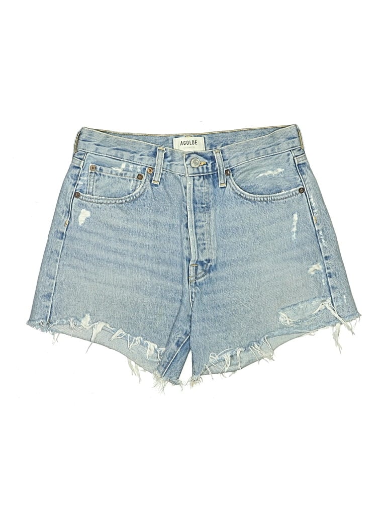 Pre-owned Agolde Denim Shorts In Blue