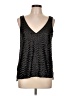 Banana Republic 100% Polyester Black Tank Top Size Lg Petite - photo 1