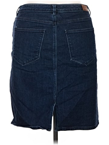 Lands' End Denim Skirt (view 2)