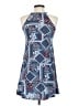 No Comment Print Blue Casual Dress Size S - photo 2